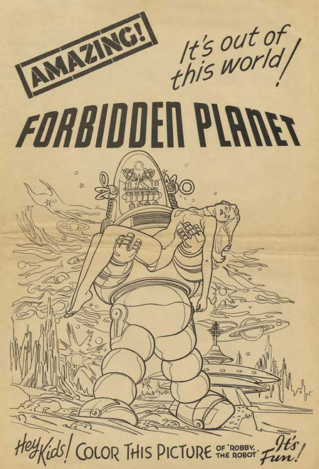 Forbidden Planet Movie Poster Print (27 x 40) - Item # MOVAB20880