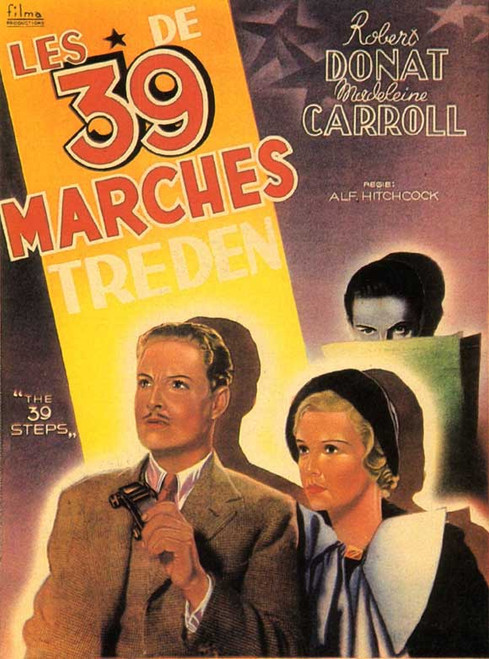 The 39 Steps Movie Poster Print (11 x 17) - Item # MOVAB89340