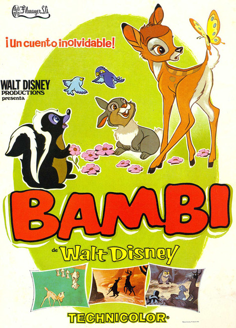Bambi Movie Poster Print (27 x 40) - Item # MOVCI6645