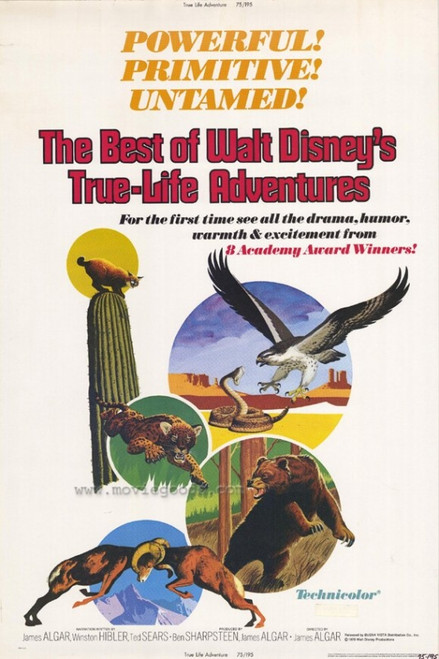 The Best of Walt Disneys True-Life Adventures Movie Poster Print (27 x 40) - Item # MOVAH9276