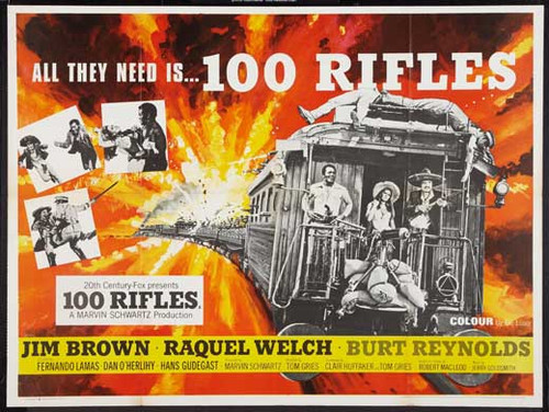 100 Rifles Movie Poster Print (11 x 17) - Item # MOVIB37693