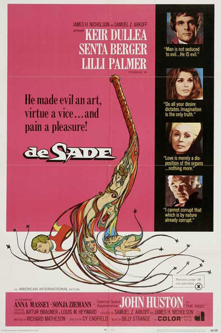 De Sade Movie Poster Print (27 x 40) - Item # MOVCJ9260