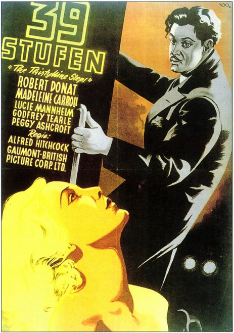 The 39 Steps Movie Poster Print (11 x 17) - Item # MOVAE0241