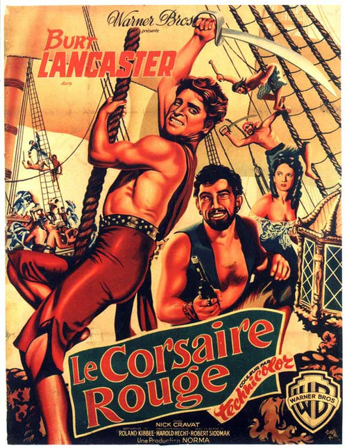 The Crimson Pirate Movie Poster Print (11 x 17) - Item # MOVCB94250