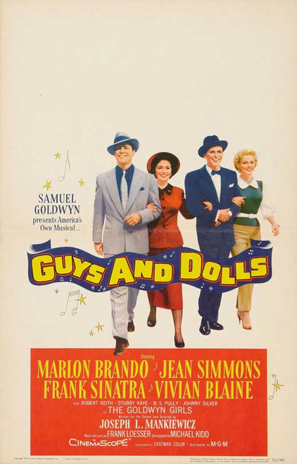 Guys and Dolls Movie Poster Print (27 x 40) - Item # MOVIB51063