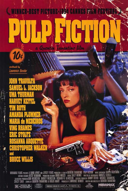 Pulp Fiction Movie Poster Print (11 x 17) - Item # MOVED0793