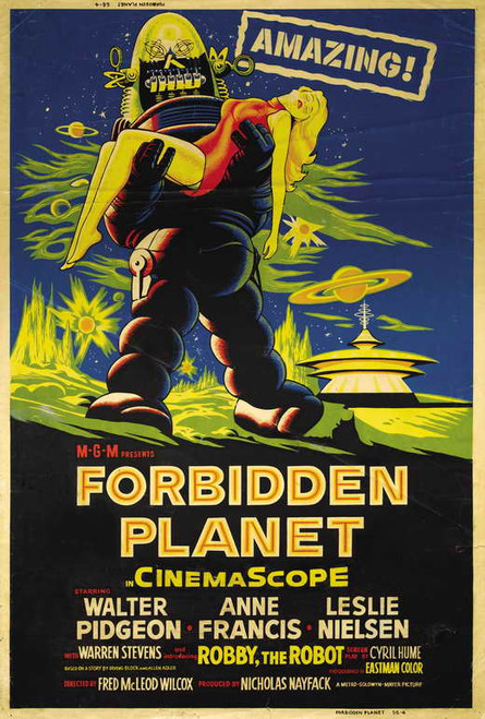 Forbidden Planet Movie Poster Print (27 x 40) - Item # MOVEB10880