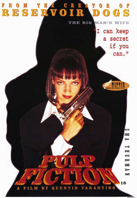Pulp Fiction Movie Poster Print (11 x 17) - Item # MOVCD3932