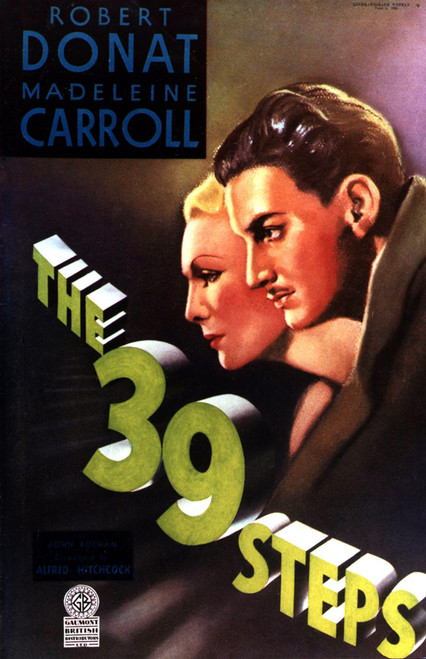 The 39 Steps Movie Poster Print (11 x 17) - Item # MOVAI9360