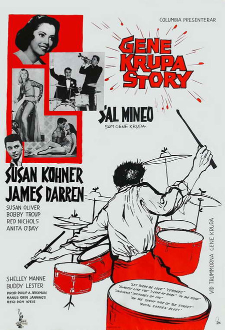 The Gene Krupa Story Movie Poster Print (11 x 17) - Item # MOVII2345