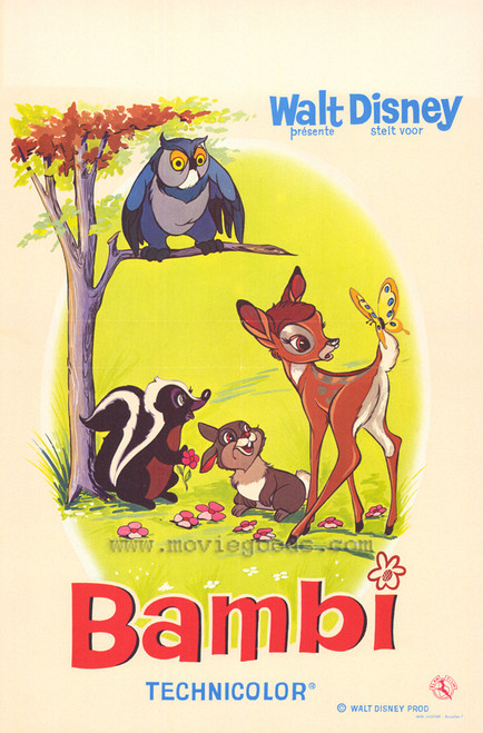 Bambi Movie Poster Print (11 x 17) - Item # MOVEF4617