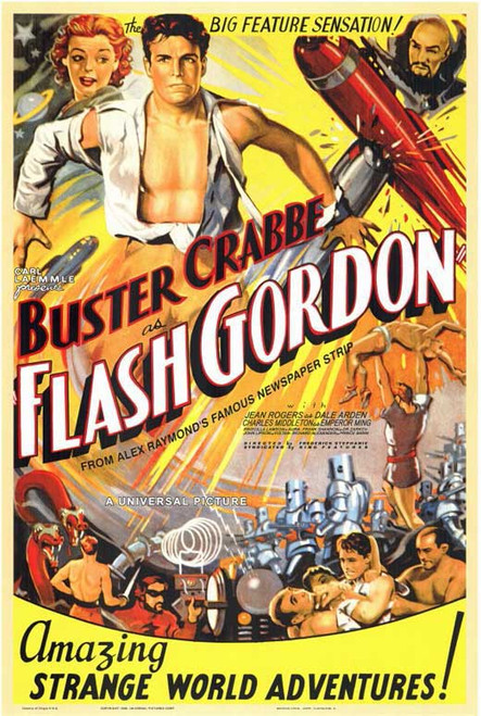 Flash Gordon Movie Poster Print (11 x 17) - Item # MOVAD4481