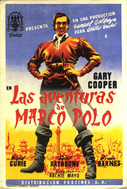 The Adventures of Marco Polo Movie Poster Print (11 x 17) - Item # MOVGB58440
