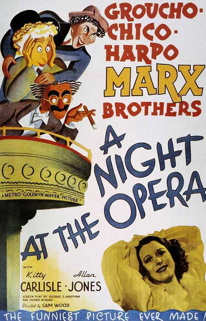 A Night at the Opera Movie Poster Print (11 x 17) - Item # MOVEB03540