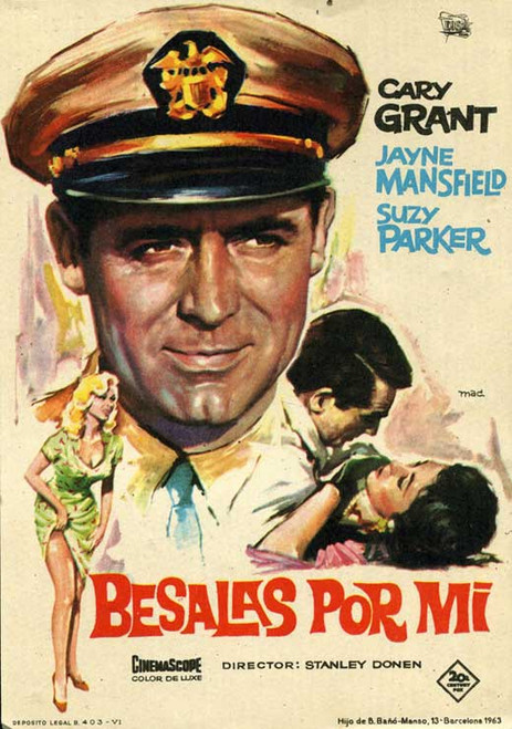 Kiss Them For Me Movie Poster Print (11 x 17) - Item # MOVGI4598 Kiss Them For Me Movie Poster Print (11 x 17) - Item # MOVGI4598