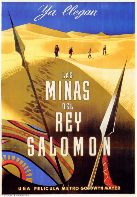 King Solomon's Mines Movie Poster Print (11 x 17) - Item # MOVAE6149
