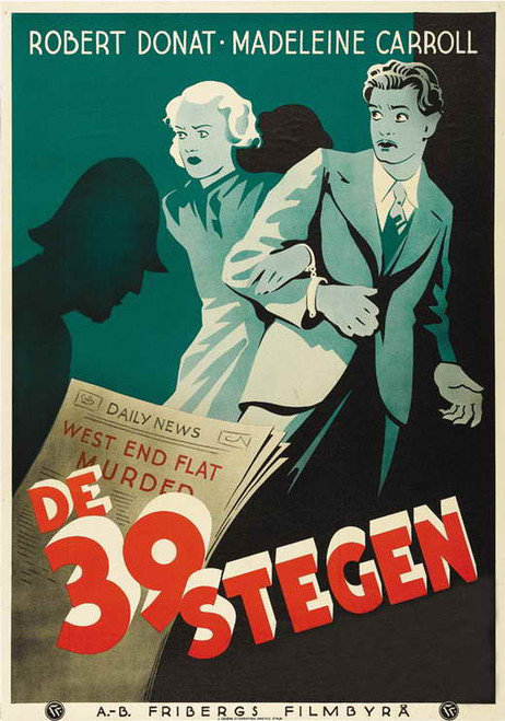 The 39 Steps Movie Poster Print (27 x 40) - Item # MOVII8369