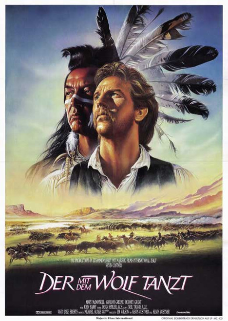 Dances with Wolves Movie Poster Print (11 x 17) - Item # MOVAD0932