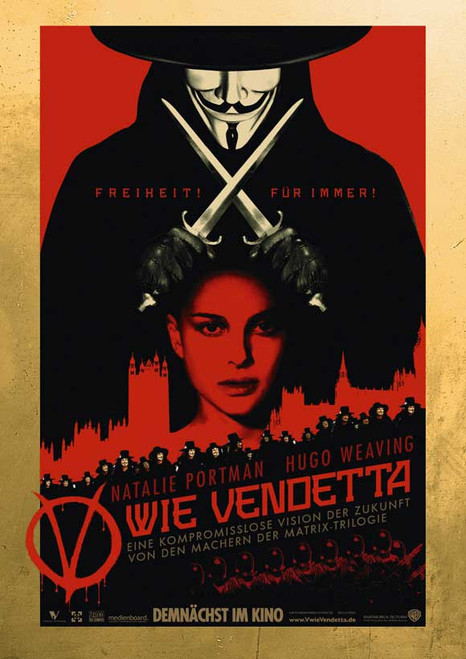 V for Vendetta Movie Poster Print (11 x 17) - Item # MOVCJ1638