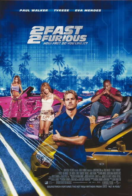 2 Fast 2 Furious Movie Poster Print (27 x 40) - Item # MOVAG3286