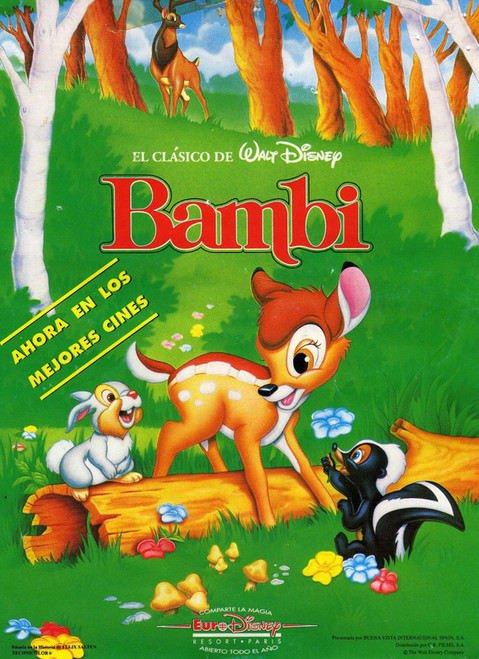 Bambi Movie Poster Print (11 x 17) - Item # MOVCI5682