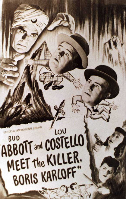 Abbott and Costello Meet the Killer, Boris Karloff Movie Poster Print (11 x 17) - Item # MOVAJ5644