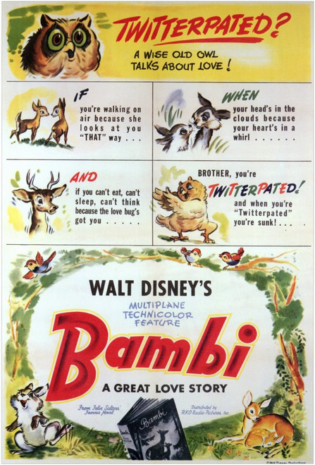 Bambi Movie Poster Print (11 x 17) - Item # MOVID2962