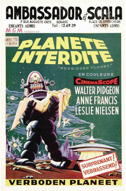 Forbidden Planet Movie Poster Print (27 x 40) - Item # MOVEB49010