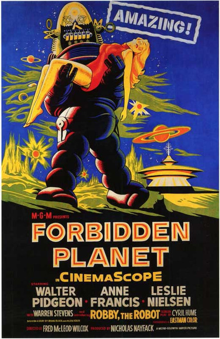 Forbidden Planet Movie Poster Print (11 x 17) - Item # MOVCD9941