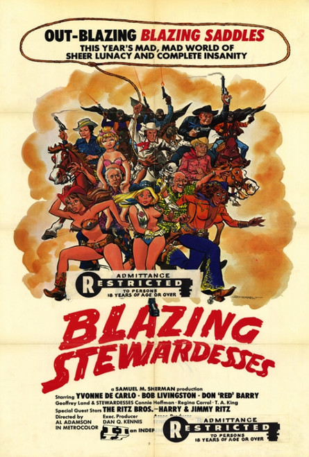 Blazing Stewardesses Movie Poster Print (27 x 40) - Item # MOVIF6316
