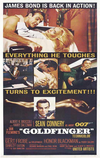 Goldfinger Movie Poster Print (11 x 17) - Item # MOVIJ7242