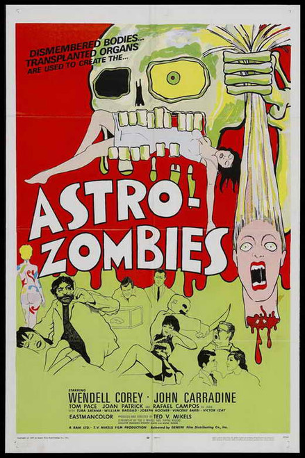The Astro Zombies Movie Poster Print (11 x 17) - Item # MOVCJ4148