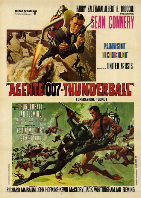 Thunderball Movie Poster Print (11 x 17) - Item # MOVCD2935