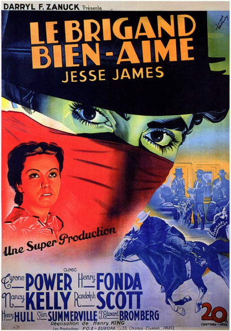 Jesse James Movie Poster Print (11 x 17) - Item # MOVCE1011
