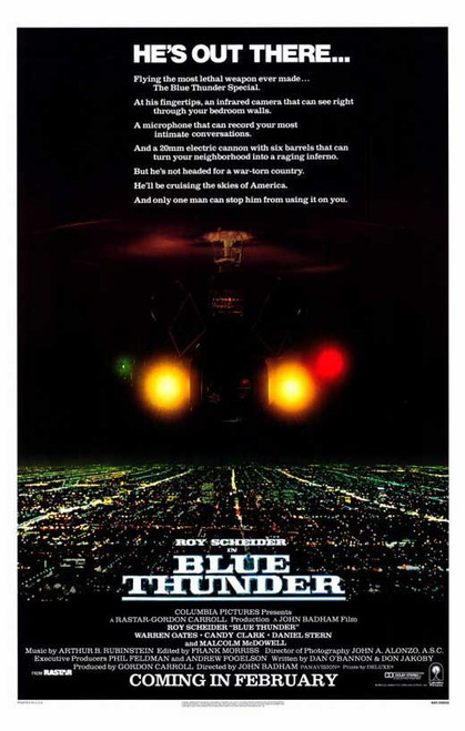 Blue Thunder Movie Poster Print (11 x 17) - Item # MOVGF4094