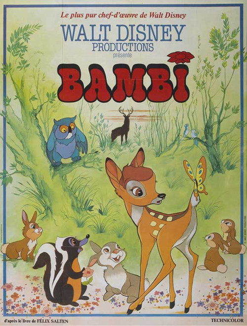 Bambi Movie Poster Print (27 x 40) - Item # MOVEB00560