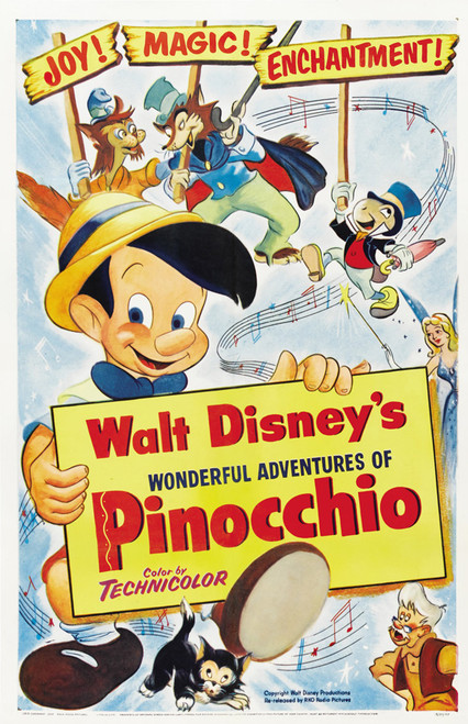 Pinocchio Movie Poster Print (11 x 17) - Item # MOVCI8683
