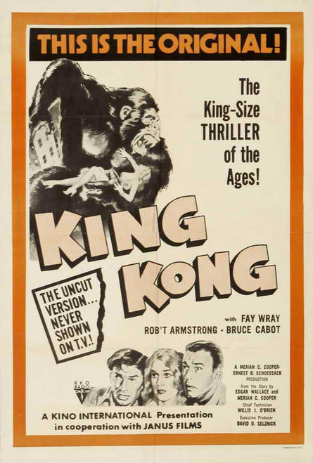 cartel de la película king kong