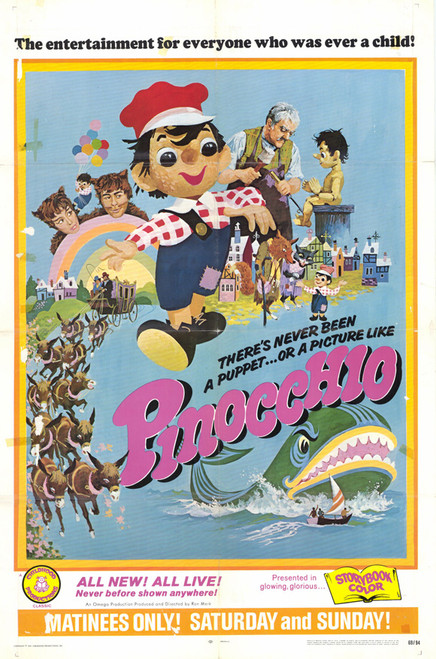 Pinocchio Movie Poster Print (11 x 17) - Item # MOVCD7864