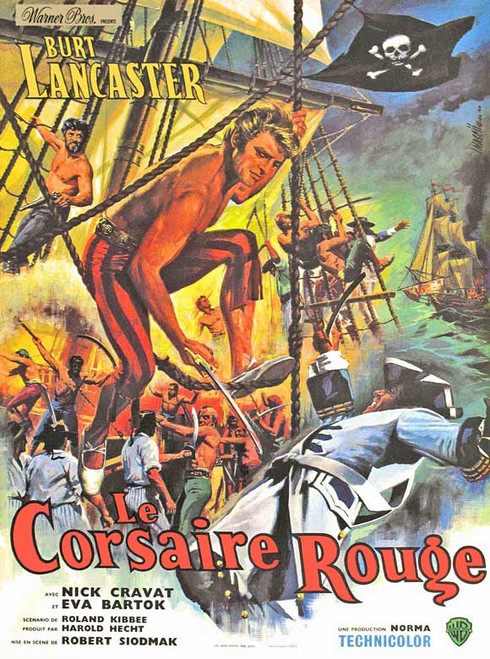 The Crimson Pirate Movie Poster Print (27 x 40) - Item # MOVCJ8182