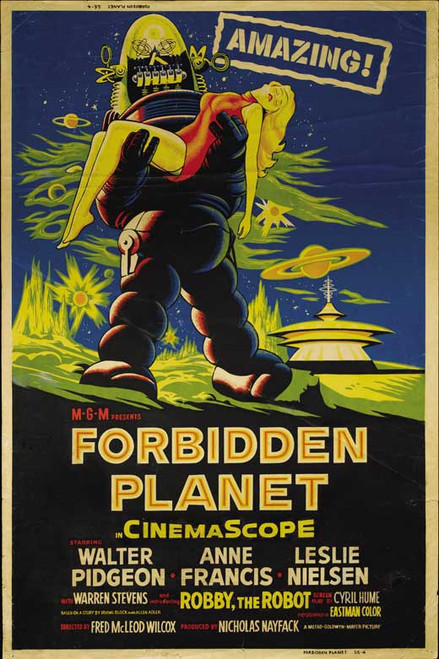 Forbidden Planet Movie Poster Print (11 x 17) - Item # MOVCB10880