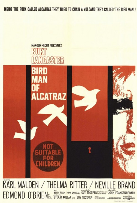 Birdman of Alcatraz Movie Poster Print (27 x 40) - Item # MOVEF2421