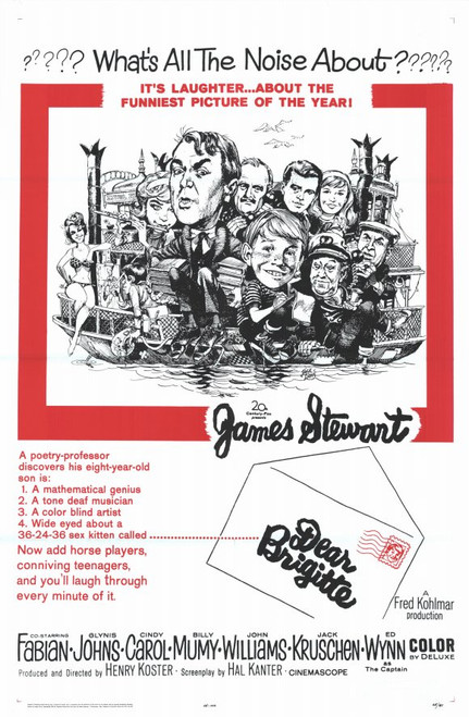 Dear Brigitte Movie Poster Print (11 x 17) - Item # MOVAF7676