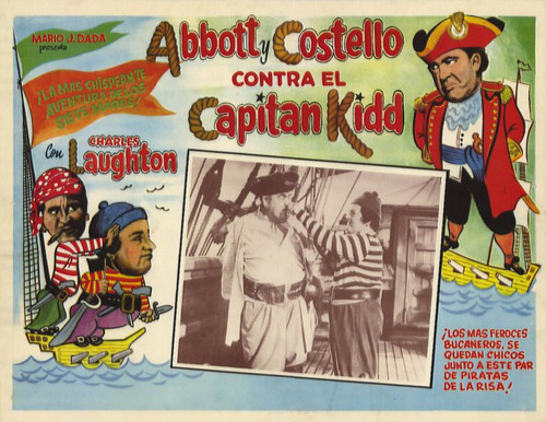 Abbott and Costello Meet Captain Kidd Movie Poster Print (11 x 17) - Item # MOVIE6719