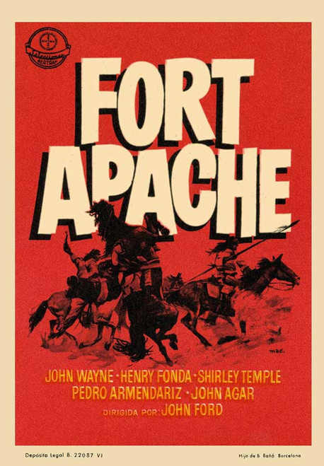Fort Apache Movie Poster Print (11 x 17) - Item # MOVEB80170