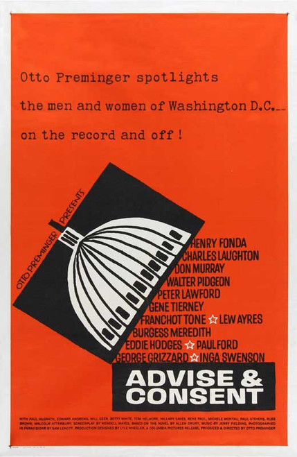 Advise and Consent Movie Poster Print (11 x 17) - Item # MOVAB04294