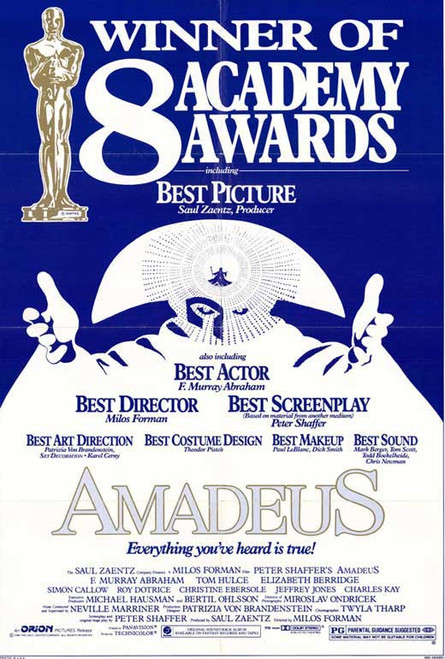 Amadeus Movie Poster Print (27 x 40) - Item # MOVIH6251