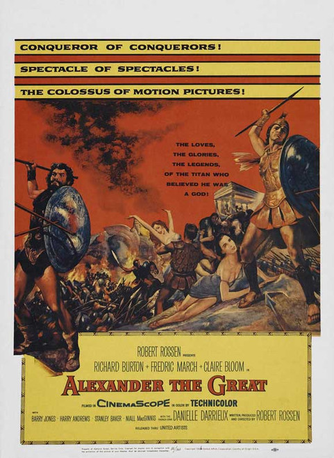 Alexander the Great Movie Poster Print (27 x 40) - Item # MOVEB00170