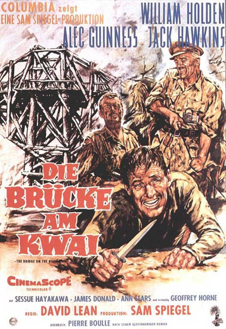 The Bridge on the River Kwai Movie Poster Print (11 x 17) - Item # MOVGI9346