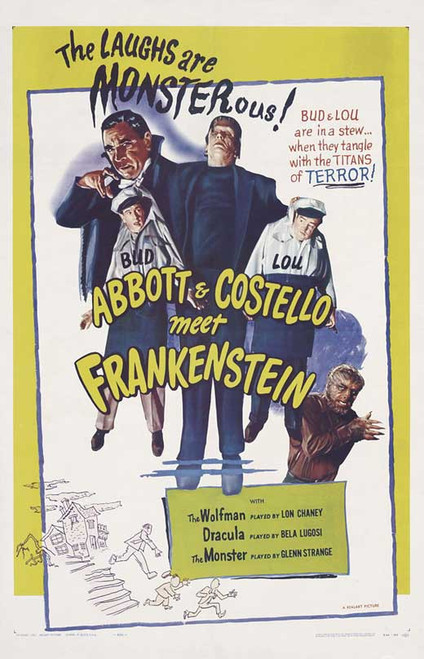 Bud Abbott Lou Costello Meet Frankenstein Movie Poster Print (27 x 40) - Item # MOVII8276